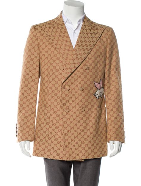 gucci print blazer|Gucci blazer for men.